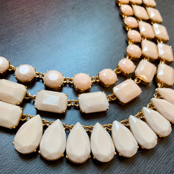 kate spade Jewelry - Kate Spade Multi-Strand Blush Statement Necklace